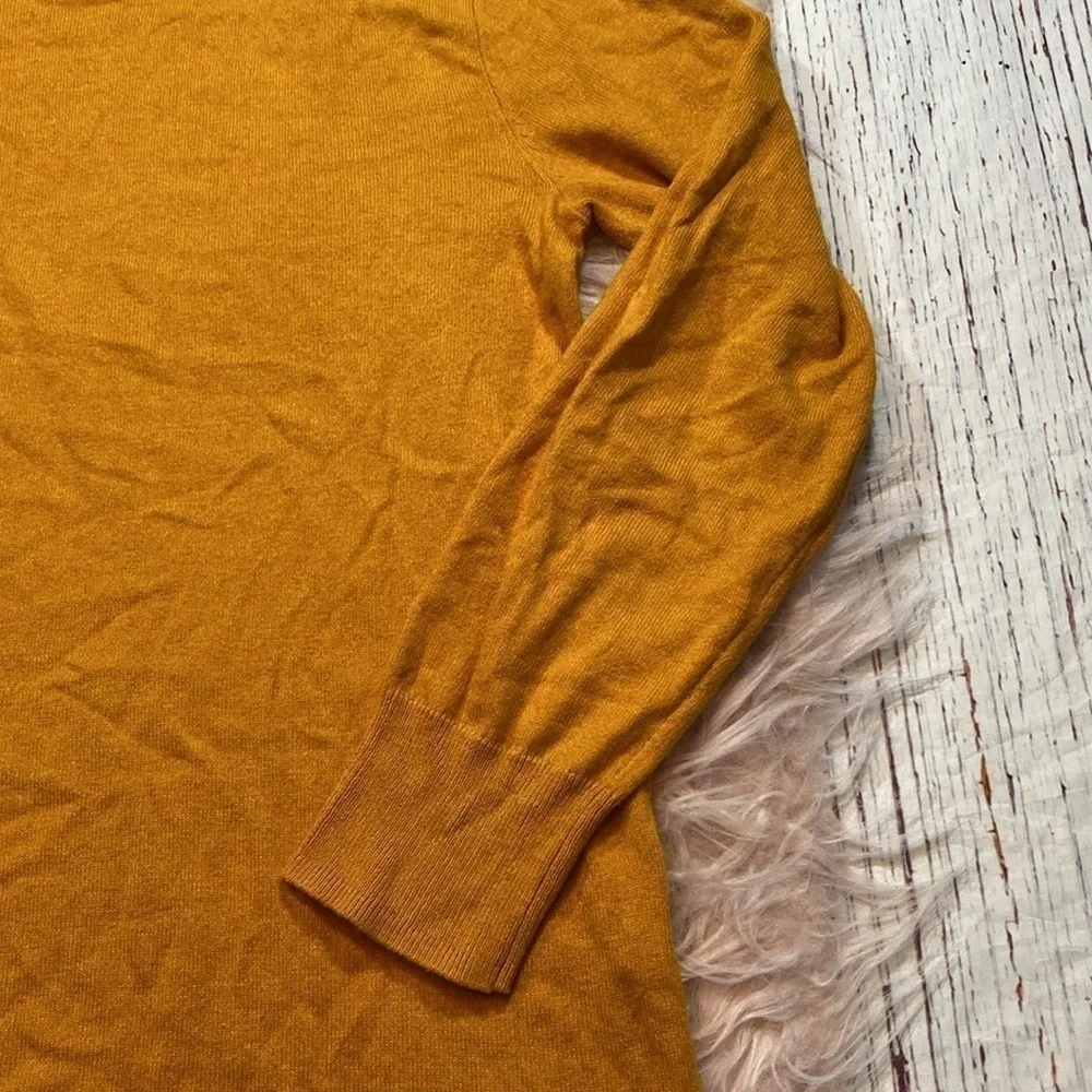 J. Crew Cotton Men's Rustic Yellow Crewneck Sweater
